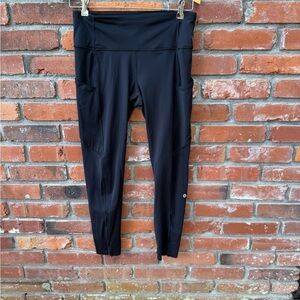 Lululemon Women's Black Fast and Free 5 pocket 7/8 High-Waisted Leggings